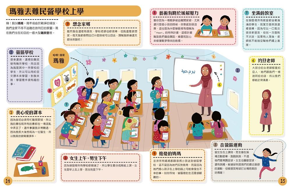 跟著世界各地的孩子一起去上學